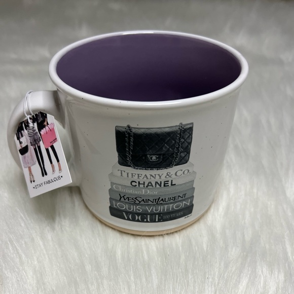 Amanda Greenwood Art Mug Tiffany & Co. CHANEL Christian Dior Yves Saint … - Picture 2 of 4
